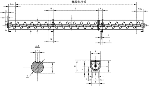 不銹鋼螺旋管式輸送機(jī) 不銹鋼螺旋管式輸送機(jī)
